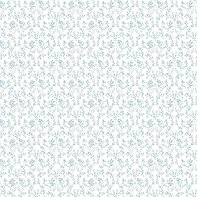 Galerie Wallcoverings Small Prints Ogee Floral Non-woven Matte Wallpaper Roll