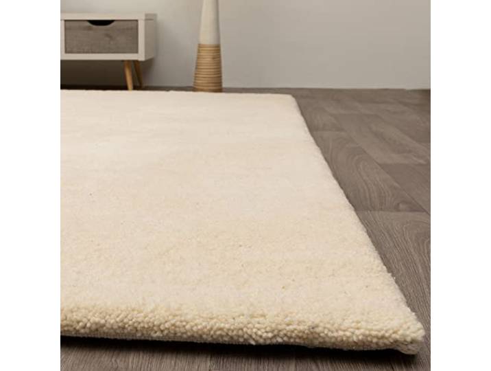Steffensmeier Berber Teppich FES Schurwolle Handgeknüpft 15/15 Triple Uni, Größe: 140x200 cm
