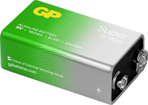 GP Super 9V Block-Batterie 9V