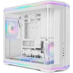 Nox Anvil (ATX, ITX, mATX), PC Gehäuse, Mehrfarbig, Weiss