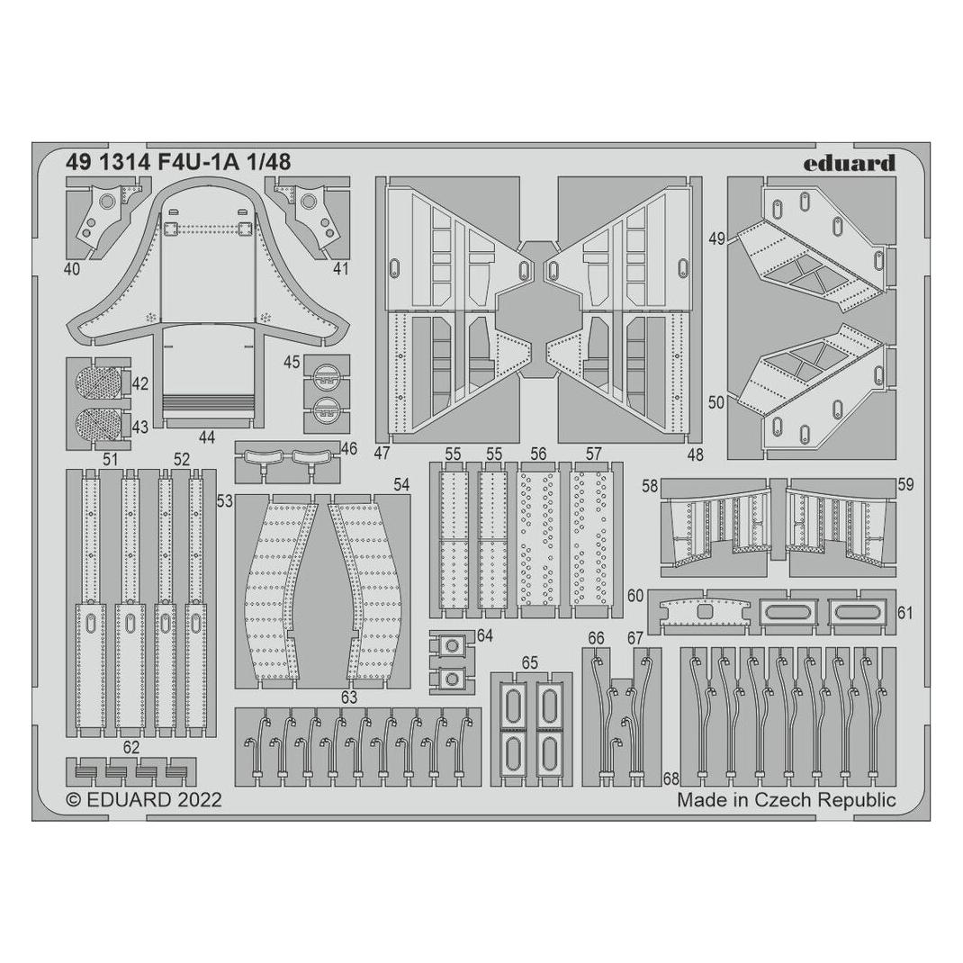Eduard F4U-1A for HOBBY BOSS (491314)