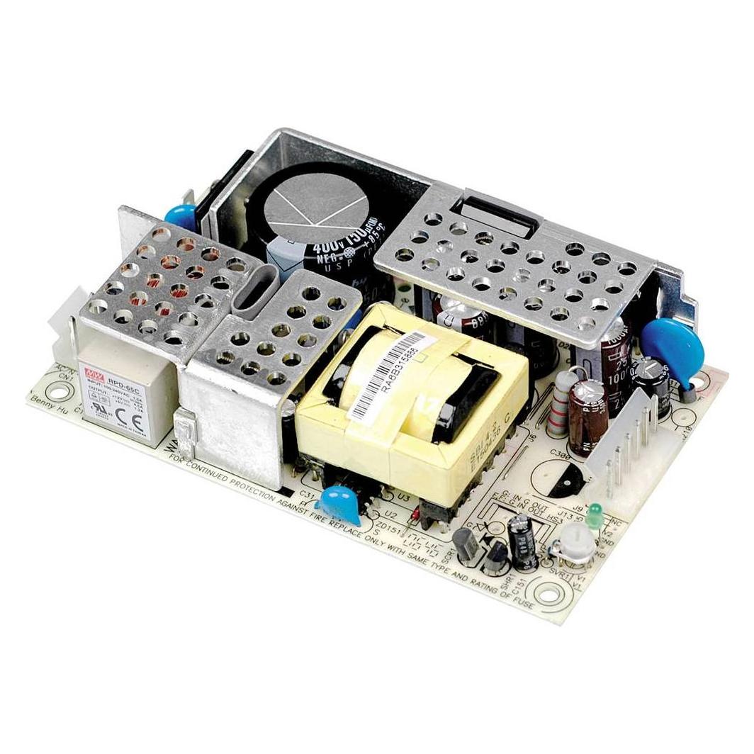 MeanWell MEAN WELL RPD-65D, 90 - 264 V, 65 W, 5 V, RoHS, 76 mm, 127 mm (RPD-65D)