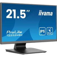 ProLite T2252MSC-B2AG, LED-Monitor 54.5 cm (21.5 Zoll), schwarz (matt), FHD, IPS, Touchscreen, HDMI, DP, Entspiegelung, 100Hz Panel