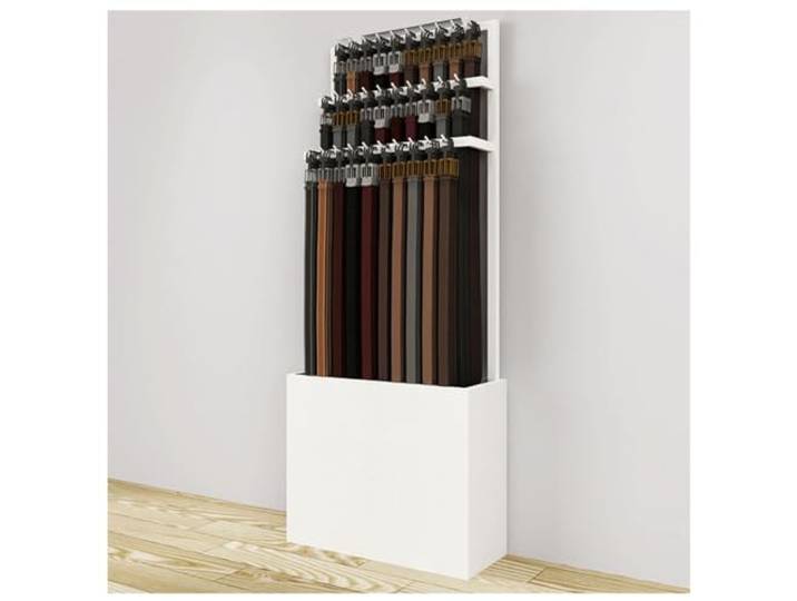 Strapazierfähiges Gürtel-Aufbewahrungsregal, Gürtel-Präsentationsständer, kommerzieller Einzelhandels-Gürtel-Ausstellungsständer, Gürtelhalter, Herren-Schrank-Gürtel-Organizer, Boutique-Schal-Stände