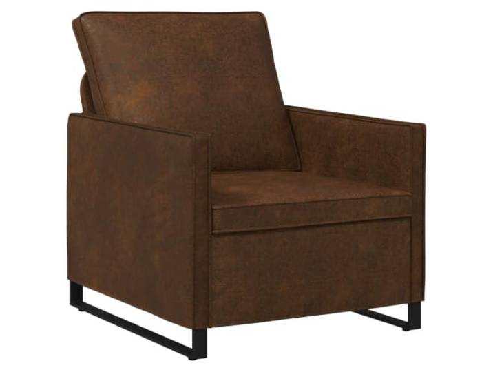 vidaXL Einzelsofa Braun 70 x 81 x 82 cm Kunstwildleder