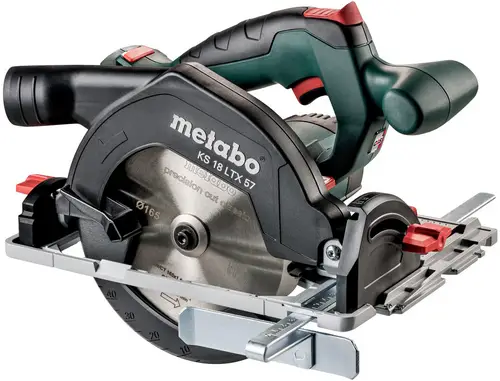 Metabo KS 18 LTX 57 Akku-Handkreissäge Schnitttiefe max. (90°) 57mm ohne Akku, ohne Ladegerät, inkl. Koffer, inkl