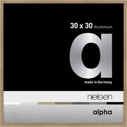 Nielsen Aluminium-Bilderrahmen Alpha  Normalglas / Floatglas / Eiche / 30 x 30