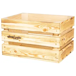 AtranVelo Holzbox Woody AVS 40 x 30 x 24 cm braun