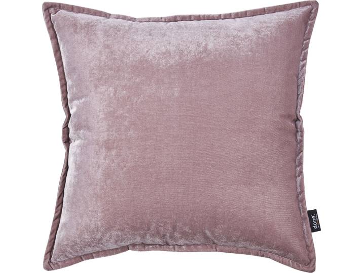 Dekokissen DONE. Glam , rosa (altrosa, unifarben), B:65cm L:65cm, Polyester, Dekokissen_Sitzkissen_Kissenhüllen, Dekokissen, unifarben, Reissverschluss, Kissenhülle ohne Füllung, 1 Stück