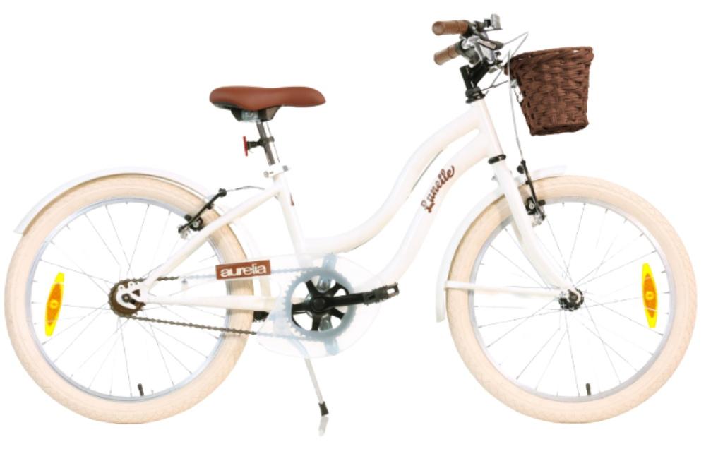 Dino Bikes Kinderfahrrad Mädchen Aurelia Retro Weiß 20 Zoll