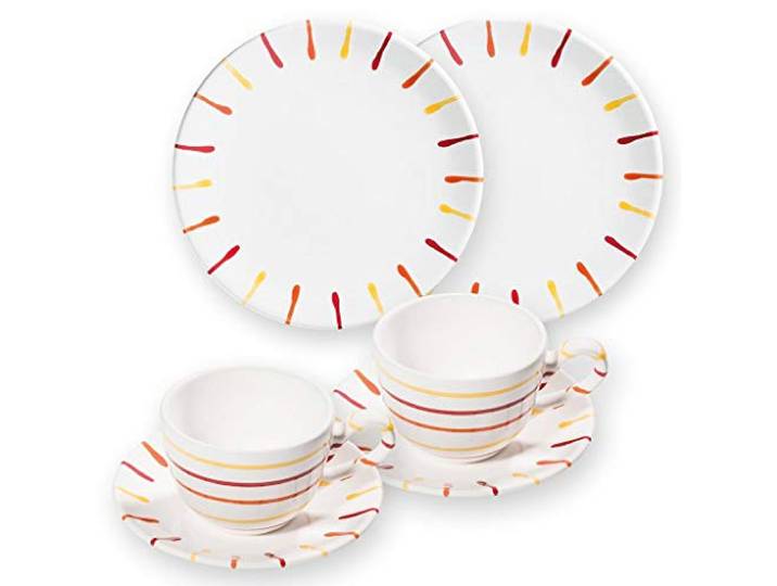 GMUNDNER KERAMIK Breakfast for two Classic Geschirrset Landlust Geschirr, handgemacht in Österreich
