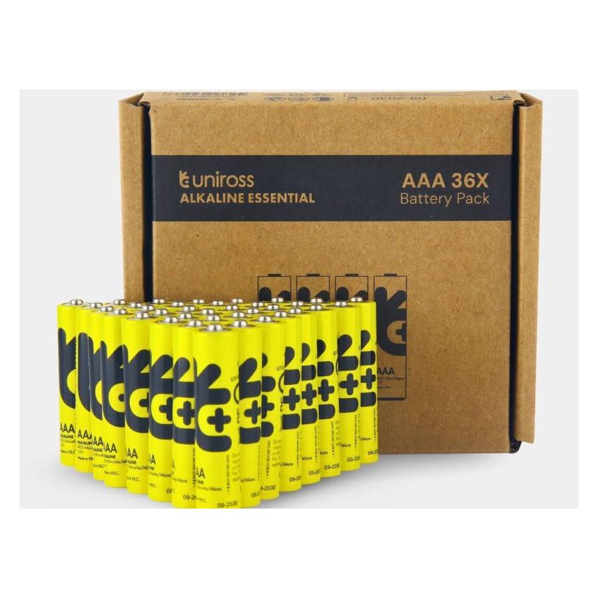 Uniross Bateria Essential Alkaline LR03 E-Com BOX36szt (36 Stk., AAA) (72473161)