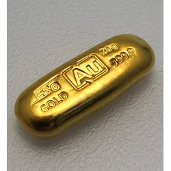 Goldbarren 20g Au-Gussbarren, Feingold