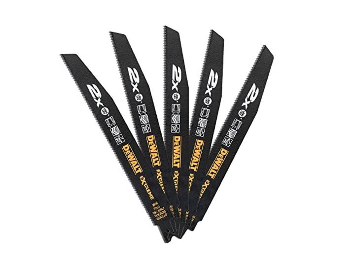 Dewalt DT2308L-QZ EXTREME bimetalen reciprozaagblad 228 (5 stk.), Multi, 228 mm