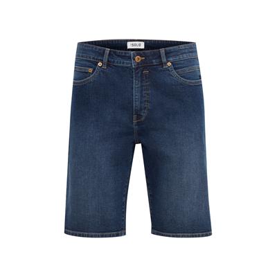 Jeansshorts SOLID "Jeansshorts SDDunley", Herren, Gr. M, N-Gr, blau (dunkelblau denim), Obermaterial: 98% Baumwolle CO. 2% Elasthan EL., Jeans Jeansshorts