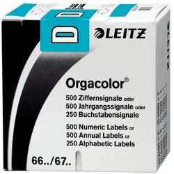 Leitz, Ordner Zubehör, Orgacolor Blau