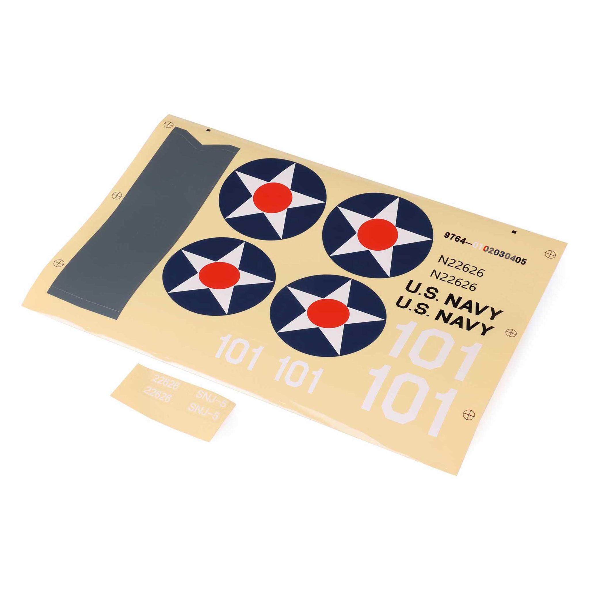 E-Flite Decal Set: SNJ-5/AT-6 Texan 1.5m (EFL-2976)