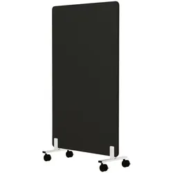 OTTO Office Stellwand »Frankfurt« mit Rollen 80/160 cm schwarz, 80x160x3 cm