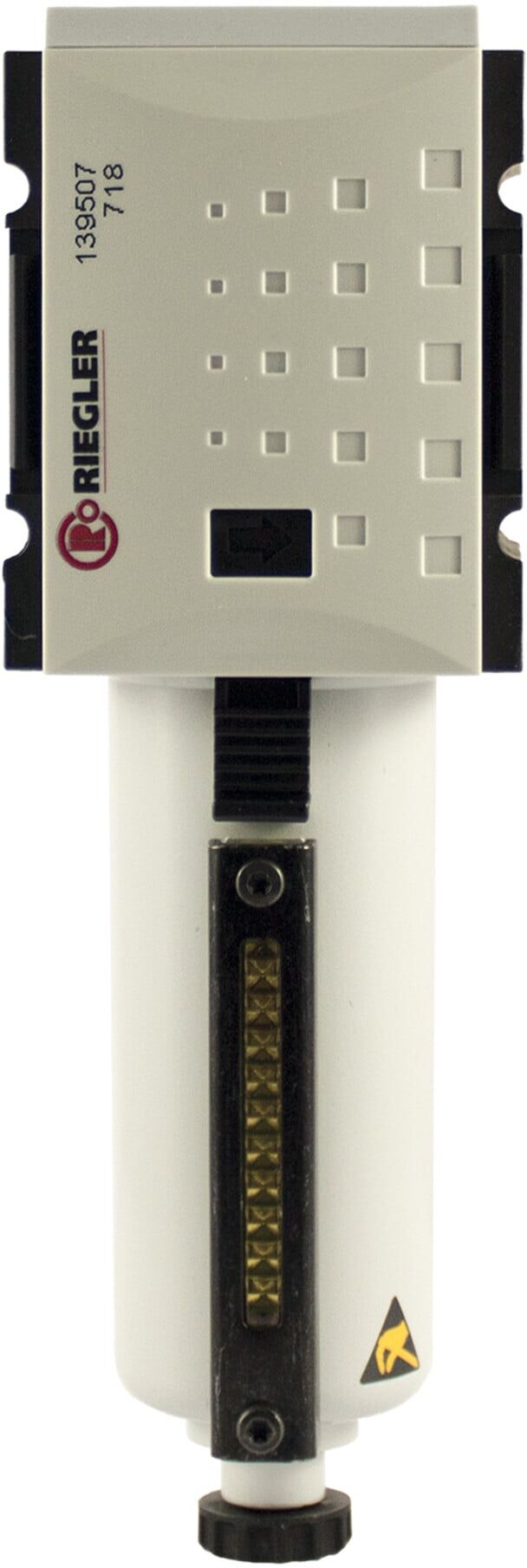 Riegler Filter »FUTURA « mit Metallbeh., Sichtrohr, 5 µm, BG 4, G 3/4, VA (FU 6140-M)