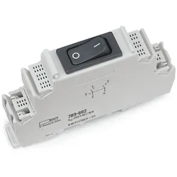 Wago 789-802 Schaltermodul,mit 2 poligem Ausschalter,Schaltspannung AC 250 V 789802