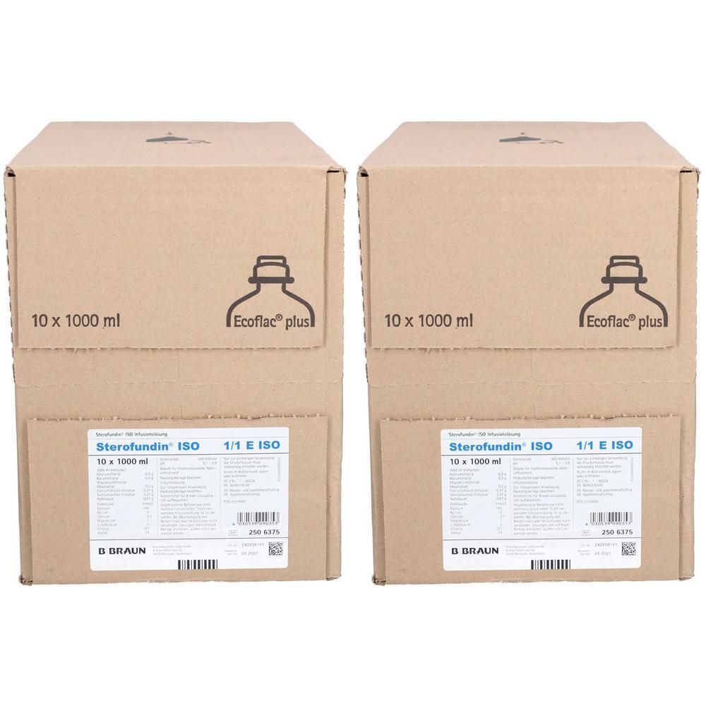 Sterofundin ISO Ecoflac Plus Infusionslösung 2x 2x10x1000 ml
