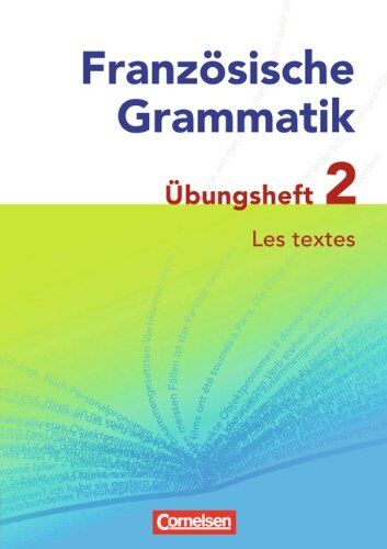 Krechel, Dr. Hans-Ludwig - Les textes: Übungsheft 2 zum Grammatikbuch - Preis vom 17.10.2026 19:25:27 h
