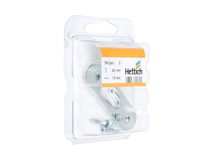 Hettich Schrankaufhänger für LK-Schrauben 19 mm