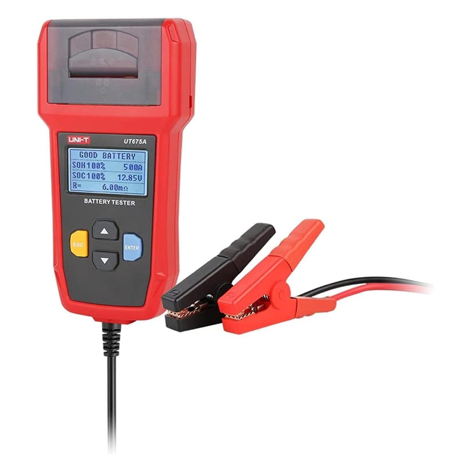 Uni-T Tester per Batterie con Stampante e Comunicazione USB (UT675A)