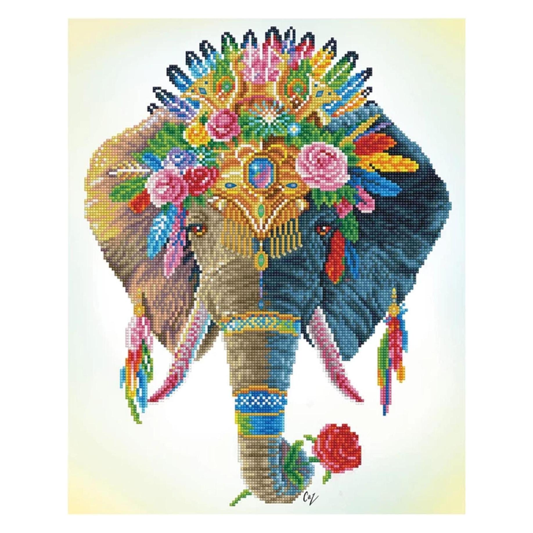 Diamond Dotz Diamond Painting Bohemian Elefant (2592515)