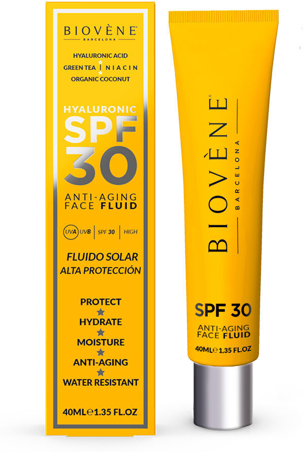 Biovene Fluide visage Hyaluronique ANTI-ÂGE SPF30 40 ml