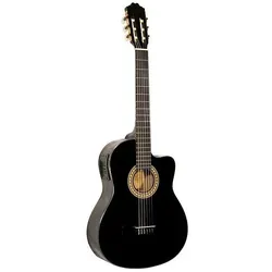 Kirkland Classic Modell 11 Cutaway Electric (Konzertgitarre), Gitarre, Schwarz