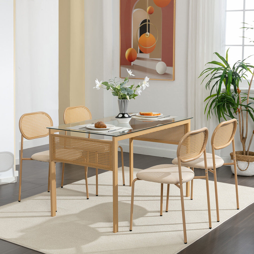 Blue Elephant Adysun Dining Set Transparent 4