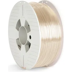 Verbatim 3D FILAMENT PET-G 2.85MM TRANS (PETG, 2.85 mm, 1000 g), 3D Filament, Transparent
