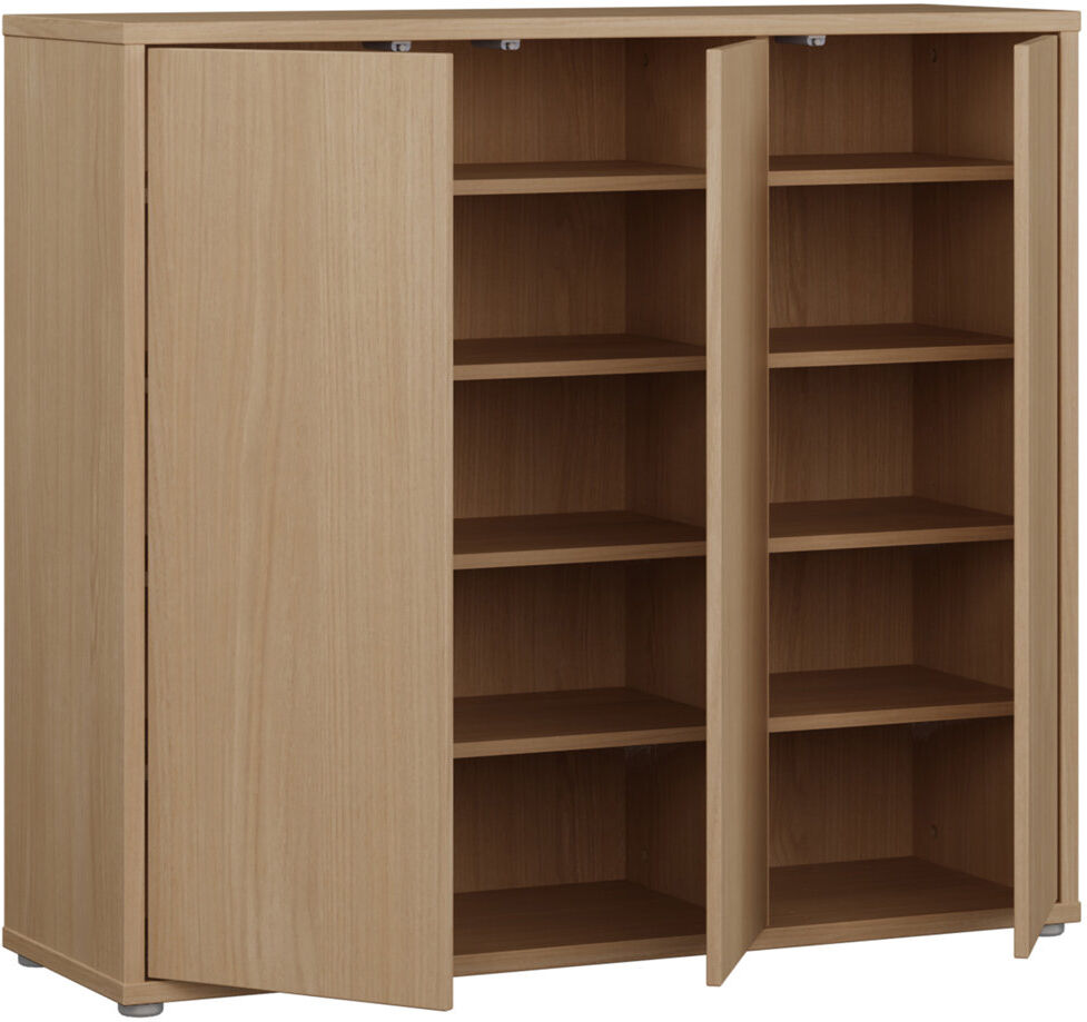 Furniture To Go Alice Springs 12 Pair Shoe Storage Cabinet Brown 12