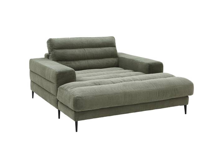 Dieter Knoll Récamiere, Grün, Metall, 150x83x177 cm, Armteil links, rechts, Stoff-/Lederauswahl, Wohnzimmer, Sofas & Couches, Sofas, Recamieren