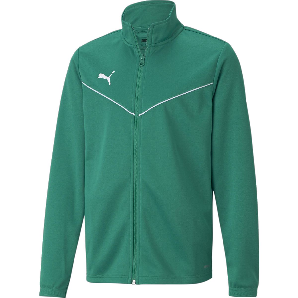 Puma Teamrise Training Poly Jacket Jr pepper green-puma white (05) 176 657393-05-176