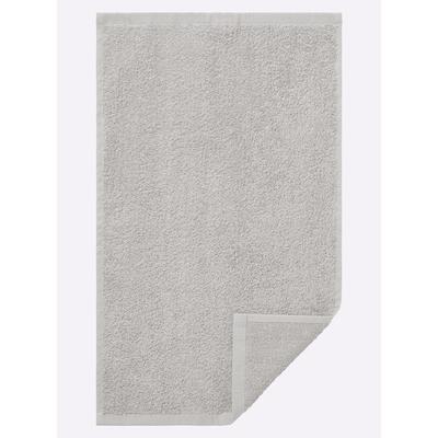 Handtuch WÄSCHEPUR Gr. 1, grau (hellgrau), B:50cm L:100cm, 100% Baumwolle, Handtücher