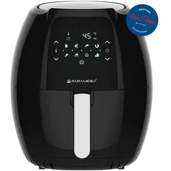 Pyramidea AF810B Friteuse Single 8 L Unabhängige 1800 W Heissluftfritteuse Schwarz, Fritteuse, Schwarz