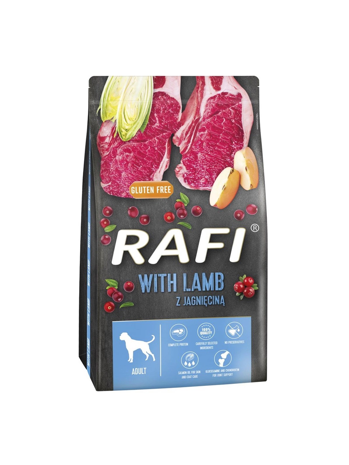 RAFI Hund - LAMM 10 kg. GLUTEN FREE