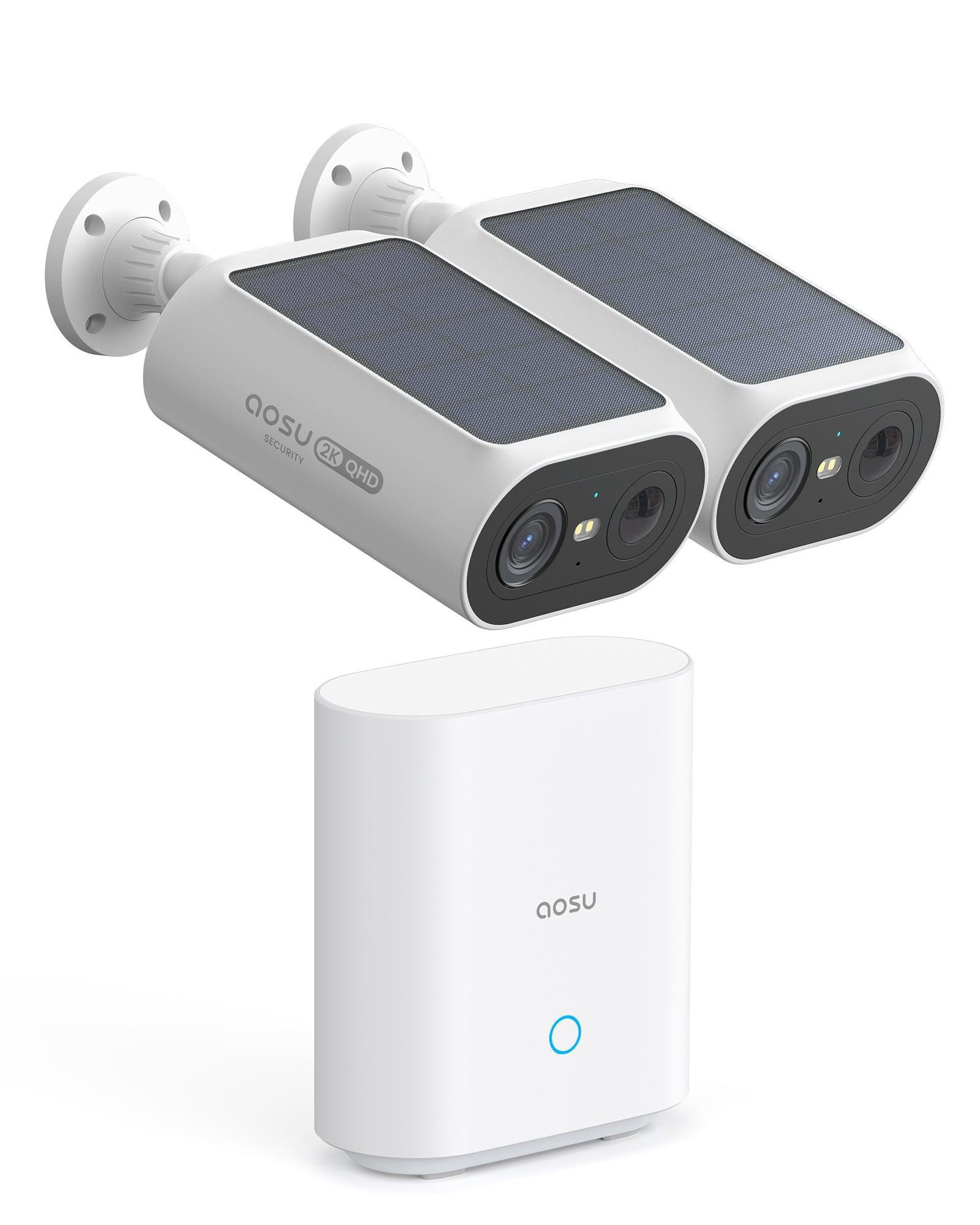AOSU Smart Security SolarCam P1 SE System 2-Cam Kit C8E-2H