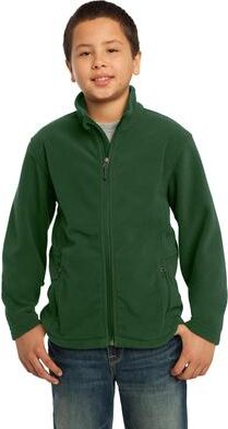 Port Authority Y217 Youth Value Fleece Jacket in Forest Green size XS