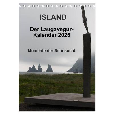 Island - Der Laugavegur-Kalender 2026 (Tischkalender 2026 DIN A5 hoch), CALVENDO Monatskalender
