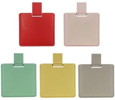 Uplift Picks Ultra Thin Stainless Steel Pocket Mirror Portable Mini Makeup Travel Mirror white square