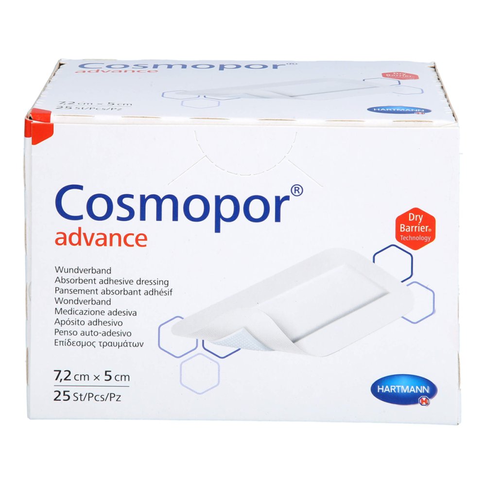 Crosp Medical GmbH Cosmopor Advance Wundverband 5x7,2 Cm 18799498