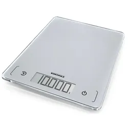 Leifheit 61504 Küchenwaage Silber Rechteck Elektronische Küchenwaage