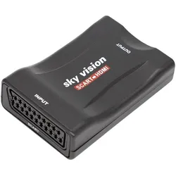 Sky Vision SCART auf HDMI Konverter, PAL, NTSC, 1080P, VHS, Xbox, PS3, Video Converter