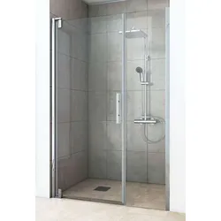 Breuer Europa Design Drehtür mit Frontseitenwand für.. - Duschkabine