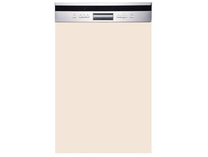 Façade pour lave-vaisselle semi intégrable Vanille Mat L 45 cm - Cuisineandcie
