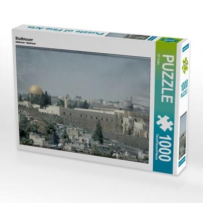 CALVENDO Puzzle Altstadtmauer Jerusalem | 1000 Teile Lege-Größe 64 × 48 cm Foto-Puzzle für glückliche Stunden
