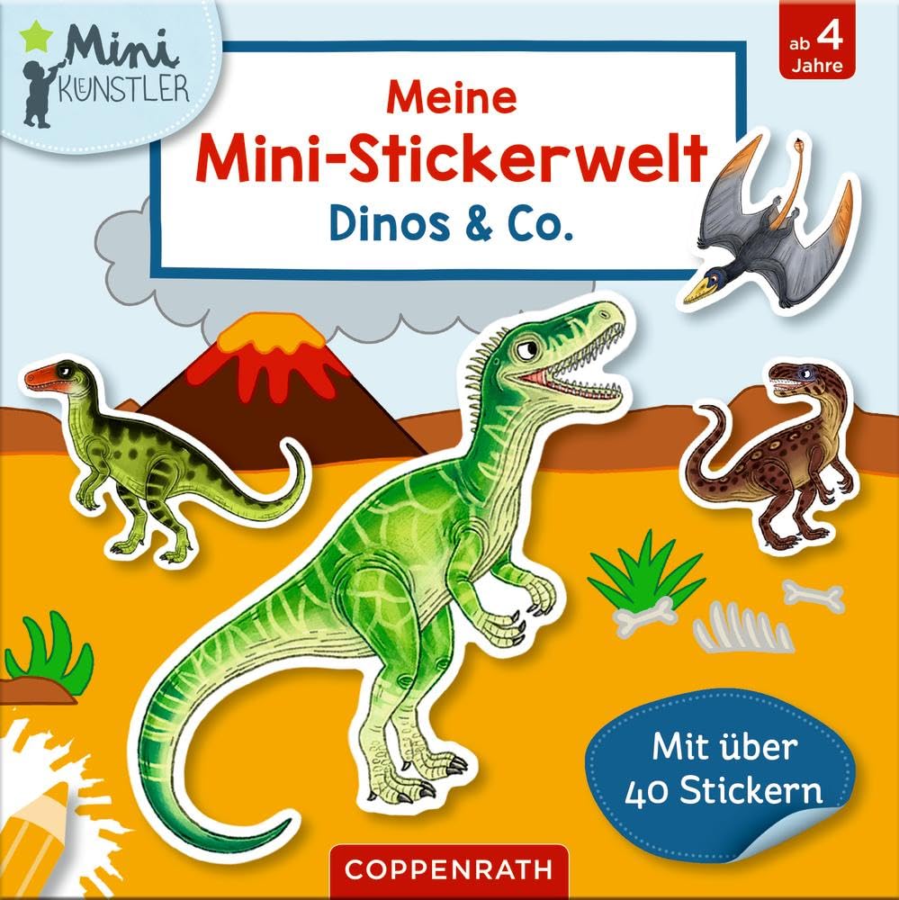 Meine Mini-Stickerwelt - Dinos & Co.: Mit über 40 Stickern - Preis vom 06.10.2026 07:26:00 h